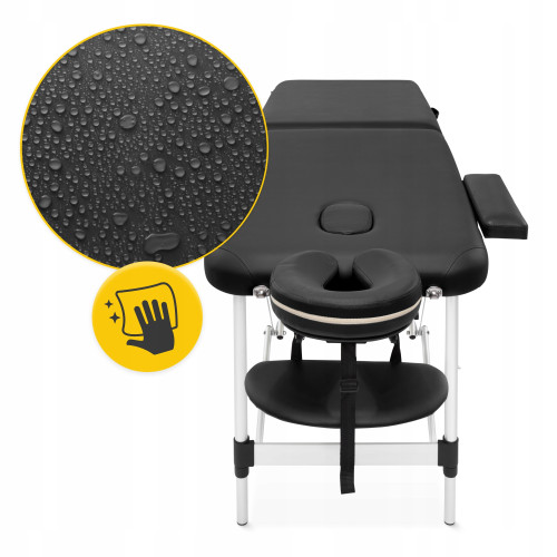 Массажный стол  4FIZJO Massage Table Alu W60 Black  - фото №2
